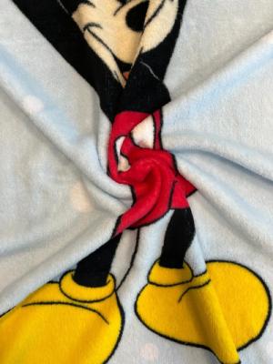 Disney Plaid in Pile Topolino 100x150 cm_