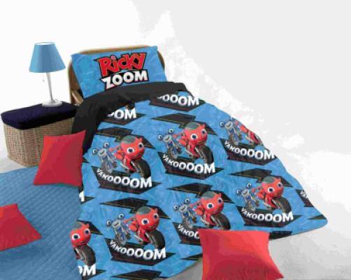 Ricky Zoom Trapunta Invernale in Cotone per Letto Singolo