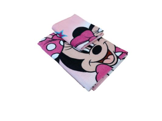 Disney Asciugamano Viso e Ospite Minnie in Spugna di Cotone_