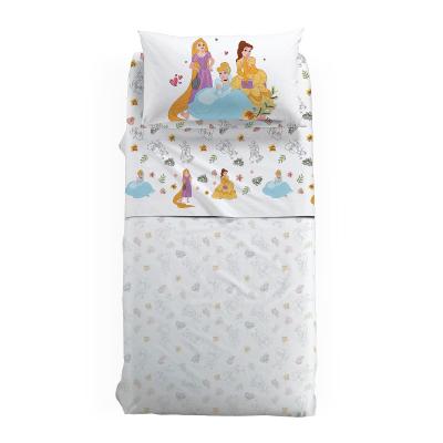 Caleffi Disney Completo Lenzuola Princess in Cotone Singolo_