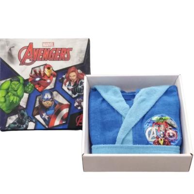 Marvel Accappatoio Avengers in Microspugna di Cotone 2/3 anni V506_