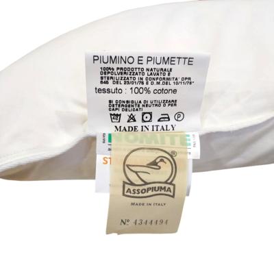 Molina Cuscino Letto Ortopedico in Piuma d'oca Luxury 50 Anallergico Traspirante_