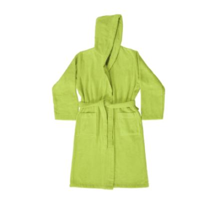 Bassetti - Accappatoio in Spugna Bambino Dream Verde Lime 1262 - 5/6 Anni
