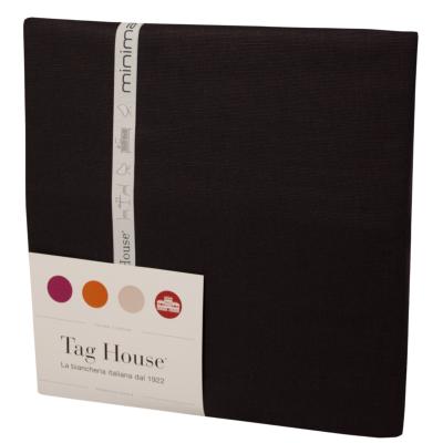 Tag House Tovaglia Sciccosa 12 Posti 150x275 cm in Cotone - Minimal Nero 4539_