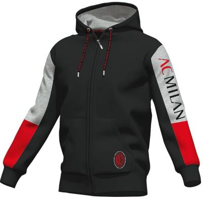 Milan Felpa In Cotone  Rosso/Nero - S
