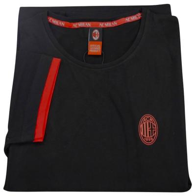 Milan T-shirt in Cotone Nero - XXL