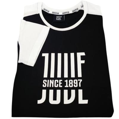 Juventus T-shirt in Cotone con scritta Nero - M