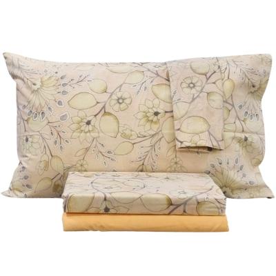 Bassetti Completo Lenzuola Matrimoniale in Cotone - Blue Batic 41