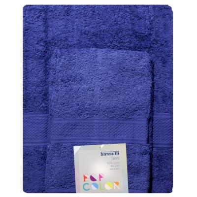 Bassetti Set Asciugamani 1+1 Viso e Mani - Oltremare DA