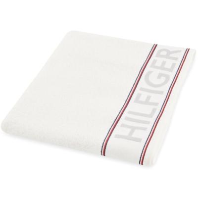 Tommy Hilfiger Asciugamano Telo Bagno Doccia 100x150 cm Degree White