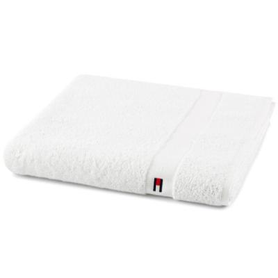 Tommy Hilfiger Asciugamano Telo Bagno Doccia 100x150 cm Legend White_