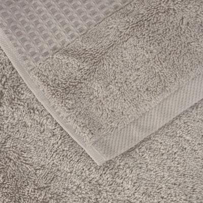Bellora Set due pezzi Spugna Bagno ospite e Asciugamano Viso e Mani Cotone Fiocco Grigio_