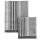 Trussardi Set due pezzi Spugna Bagno ospite e Asciugamano Viso e Mani Sponge e Stripes Grey