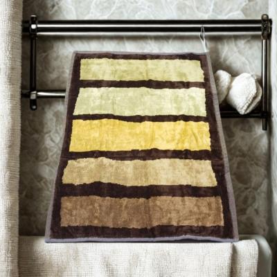 Carrara Set due pezzi Spugna Bagno ospite e Asciugamano Viso e Mani Cotone Cinigliato Amorgos Green_
