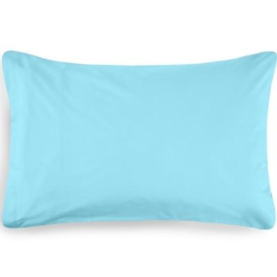 Bassetti Set 2 Federe coppia di due federe per Cuscini Letto 50x80 POP COLOR Turchese T5_