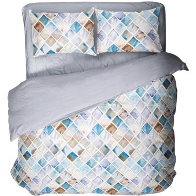 Enrico Coveri Parure Copripiumino Matrimoniale Percalle di Cotone Ella Multicolore Sacca e 2 Federe