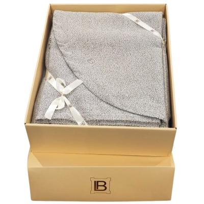 Laura Biagiotti Copriletto Matrimoniale Jacquard, Coperta leggera, Vannes Bark Quilt Leggero mezza stagione_