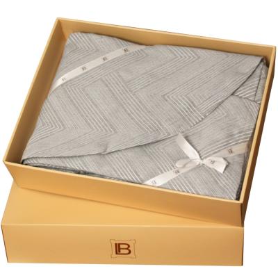 Laura Biagiotti Copriletto Matrimoniale Jacquard, Coperta leggera, Tara Grigio Quilt Leggero mezza stagione_