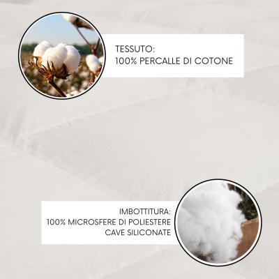 Perlarara Topper in Fibra Naturale Relax Fiber Piazza e Mezza 120x200 cm_