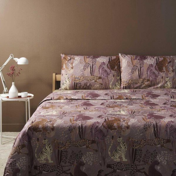 Bassetti Completo Letto Lenzuola, Wild Matrimoniale Singolo Una Piazza e mezza Sopra, sotto angoli Federe