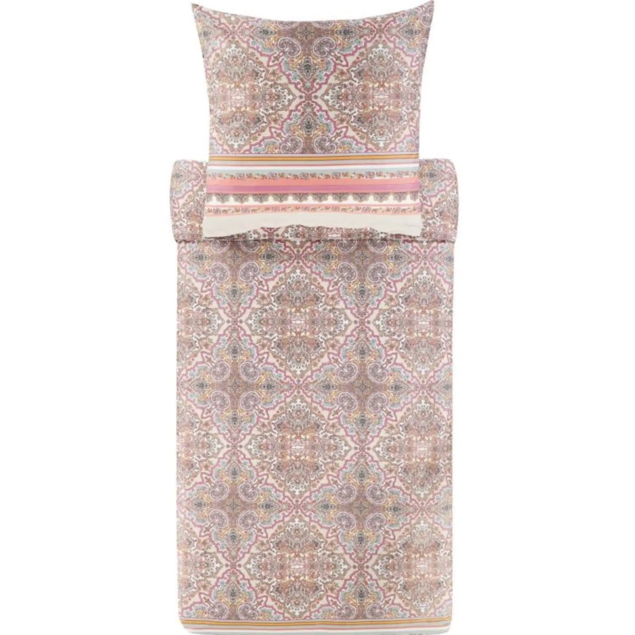 Bassetti Granfoulard Completo Copripiumino Letto Matrimoniale in Raso Marechiaro
