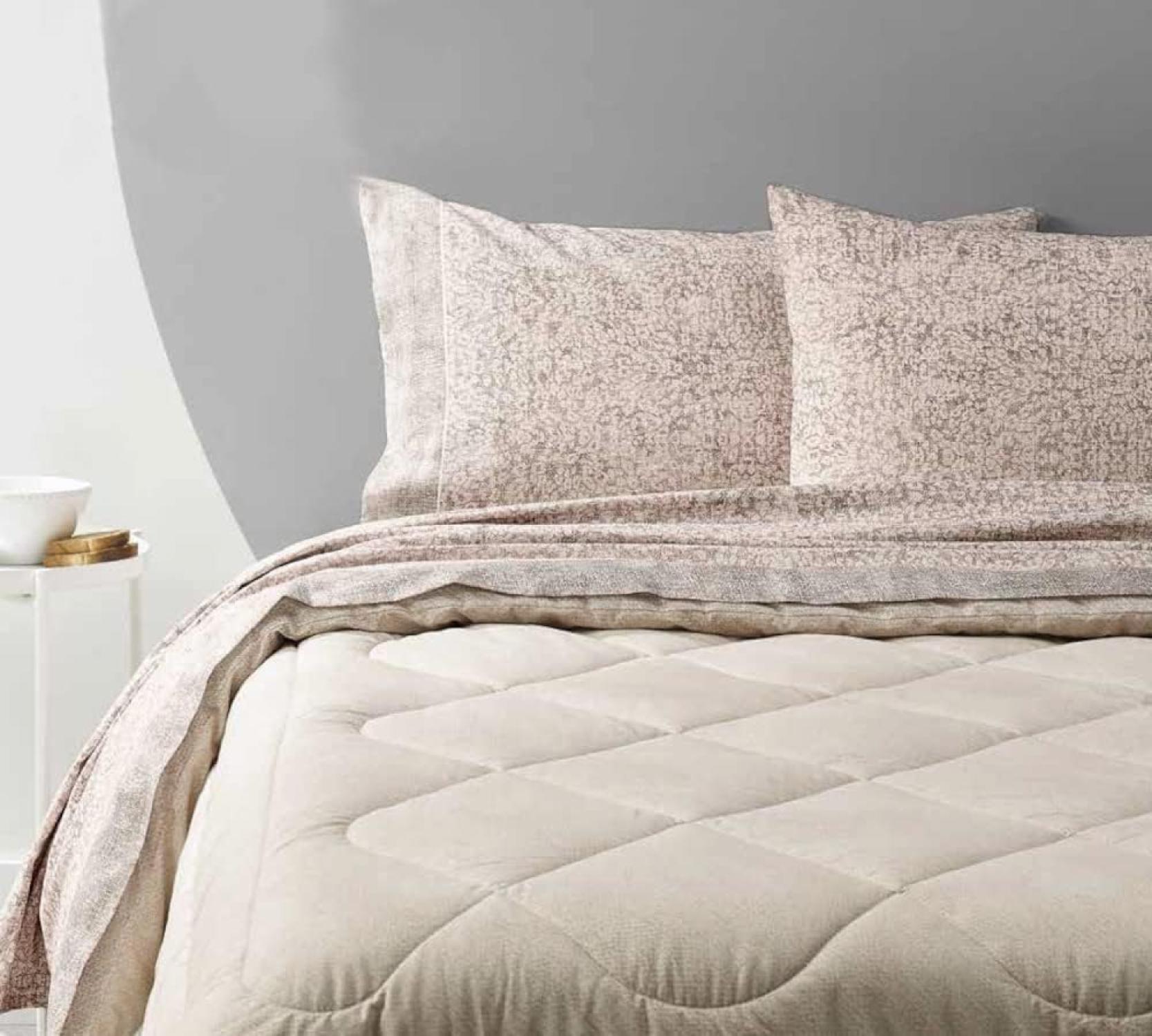 Bassetti Mania Completo Letto Lenzuola Matrimoniali  Singolo e piazza e mezza in Flanella Puro Cotone