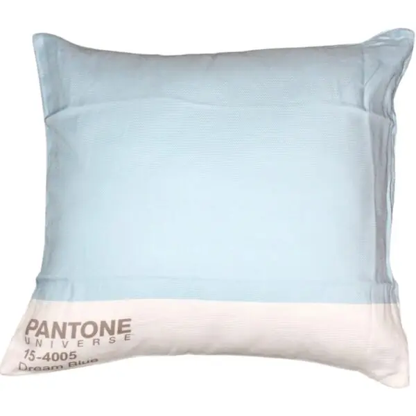 Bassetti Pantone Cuscino Arredo in Cotone tinta unita Sfoderabile con Imbottitura 40x40 cm