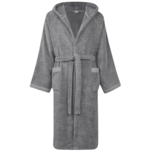 Bellora Accappatoio Uomo e Donna in Spugna con Cappuccio Fiocco, Accappatoio Adulti Unisex in Morbida Spugna