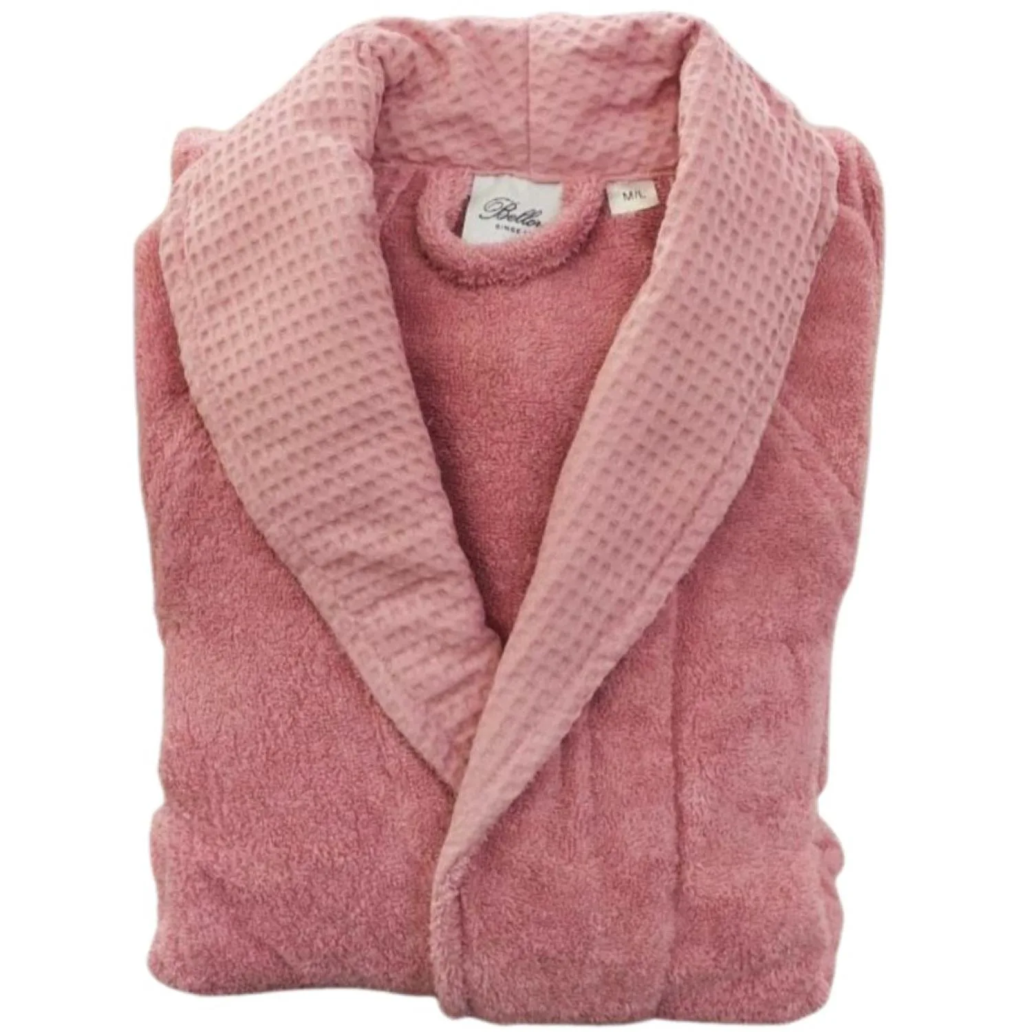 Bellora Accappatoio Uomo e Donna in Spugna Sciallato Fiocco, Accappatoio Adulti Unisex in Morbida Spugna