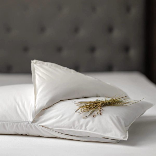 Daunen Step Cuscino Letto con nucleo Perla Fieno Guanciale Anatomico Traspirante