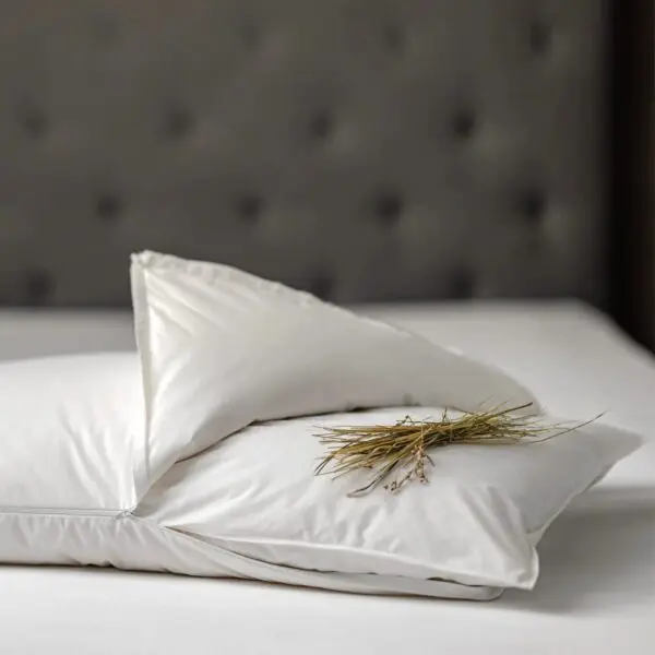 Daunen Step Cuscino Letto con nucleo Perla Fieno Guanciale Anatomico Traspirante