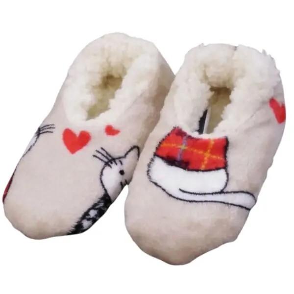 Daunex Pantofole Ballerine Antiscivolo Mici Invernale in Pile Agnellato, Ideale per Donna e Ragazza