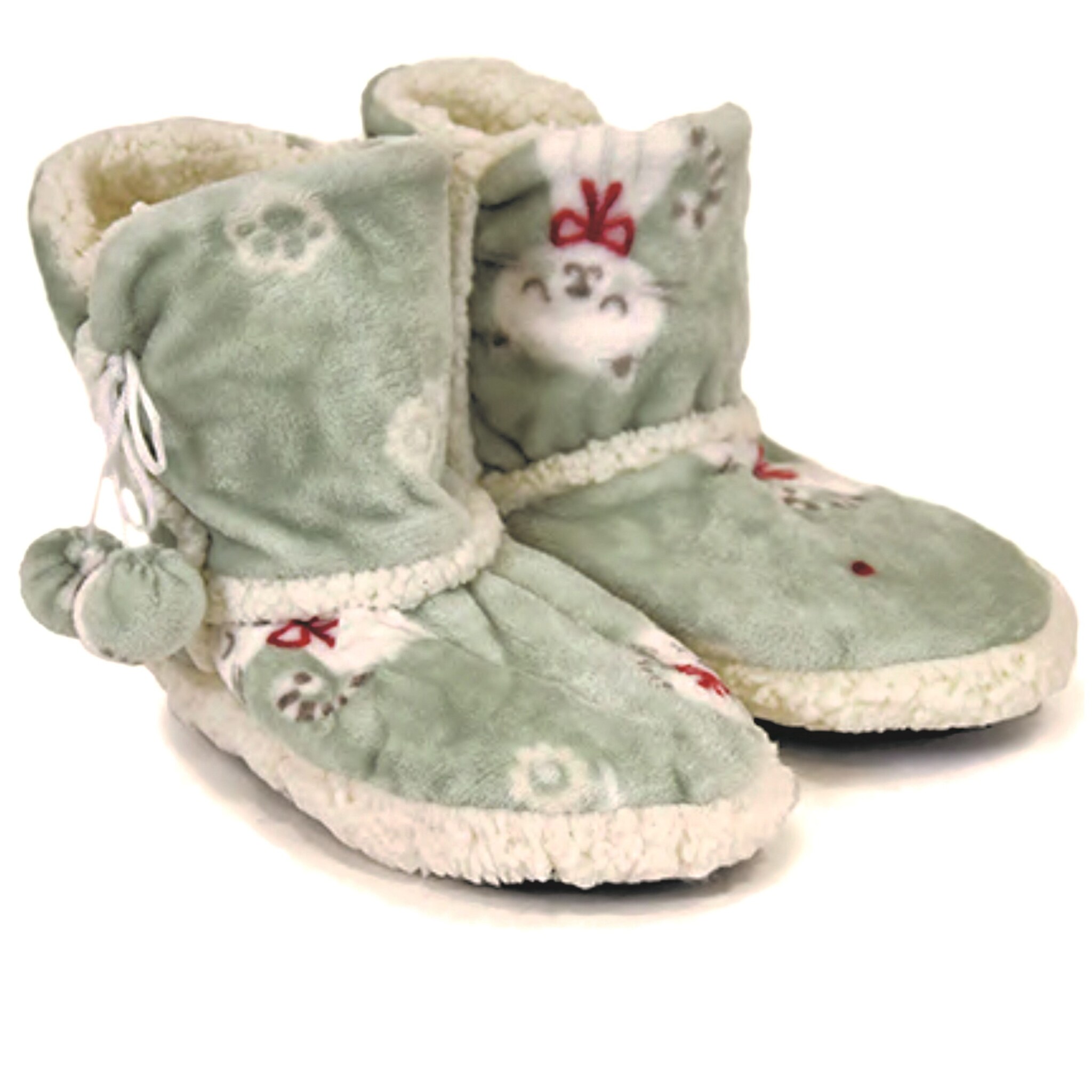 Daunex Pantofole con Antiscivolo PON PON Invernale in Pile Agnellato, Ideale per Donna e Ragazza
