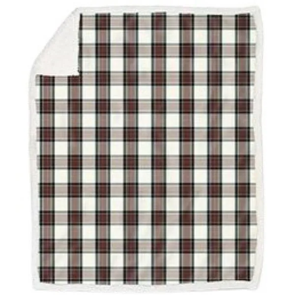 Daunex Plaid in Pile 130x160 cm Tartan Naturale