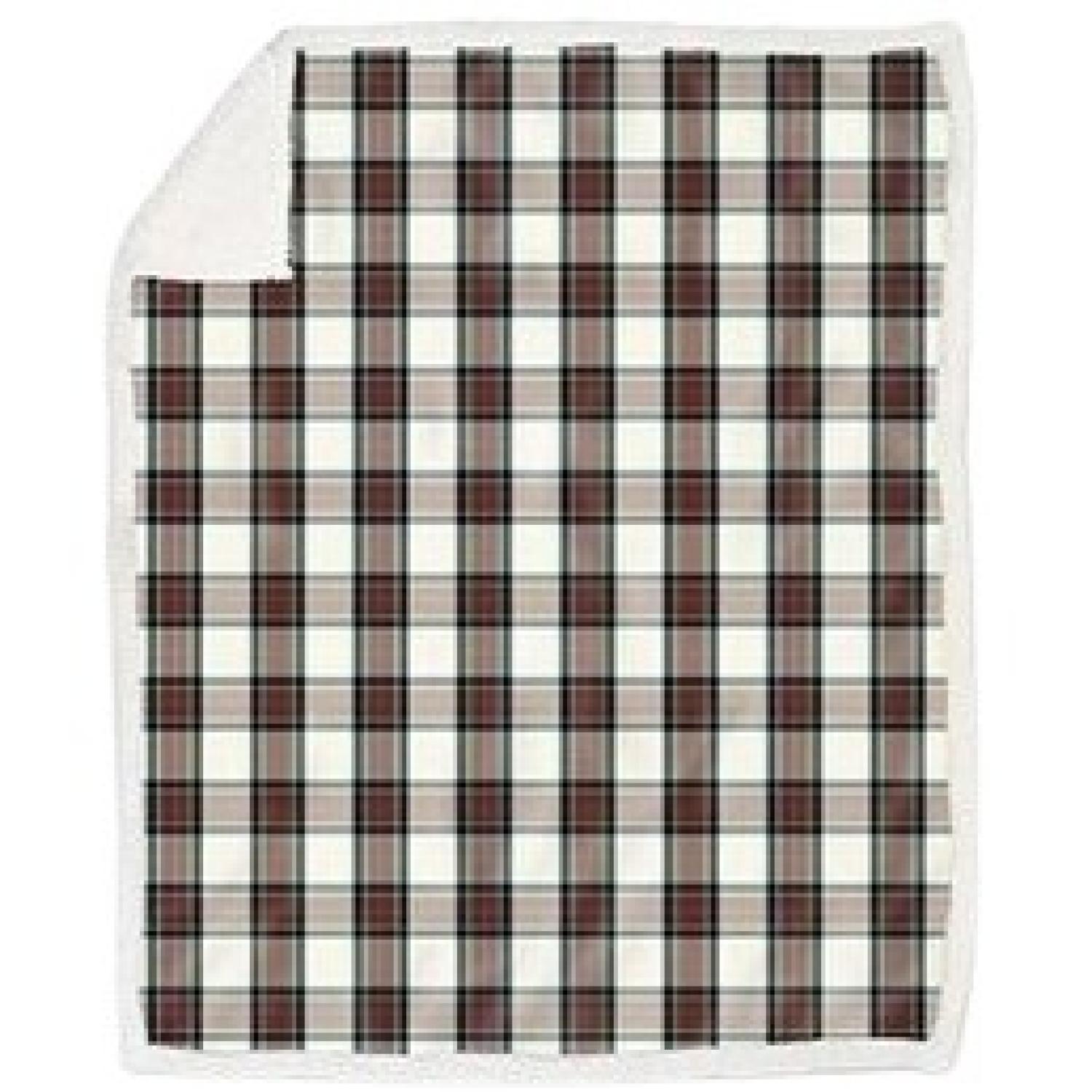 Daunex Plaid in Pile 150x200 cm Tartan Naturale