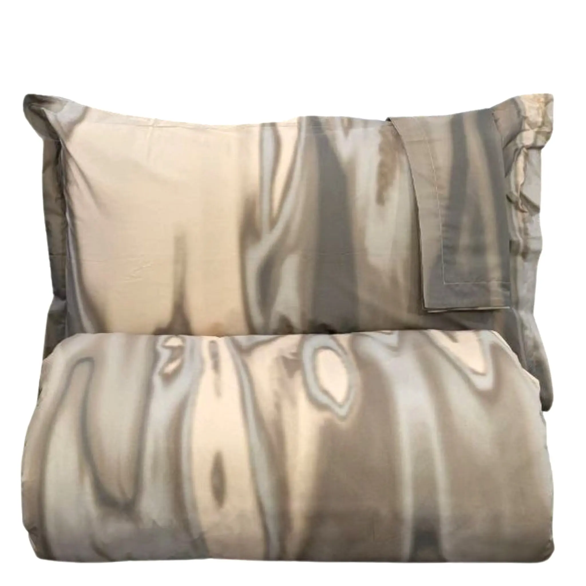 Diesel Parure Copripiumino Matrimoniale in Percalle di Cotone Wild Gradient Sand