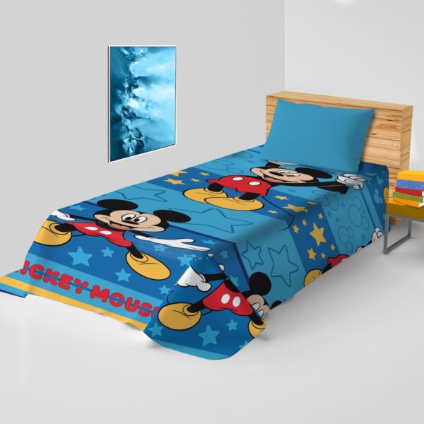 Disney Copriletto / Panamino Mickey Mouse Topolino in Cotone Singolo R739