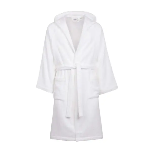 Bellora Accappatoio Uomo e Donna in Spugna con Cappuccio Fiocco, Accappatoio Adulti Unisex in Morbida Spugna