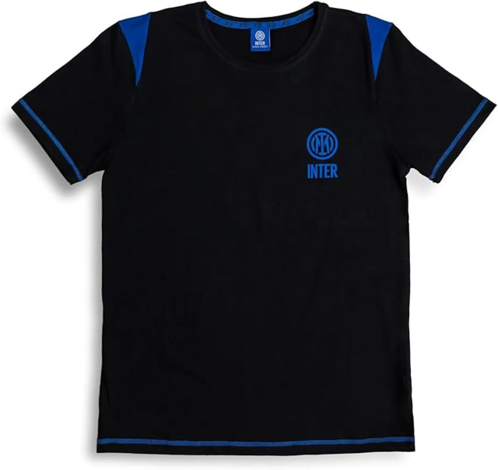 Inter T-shirt in Cotone Logo Nero