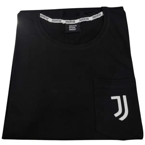 Juventus T-shirt in Cotone Nero