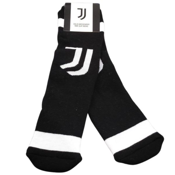 Juventus Calzini Antiscivolo Bambino Taglia Nero Fantasia Grigio Melange