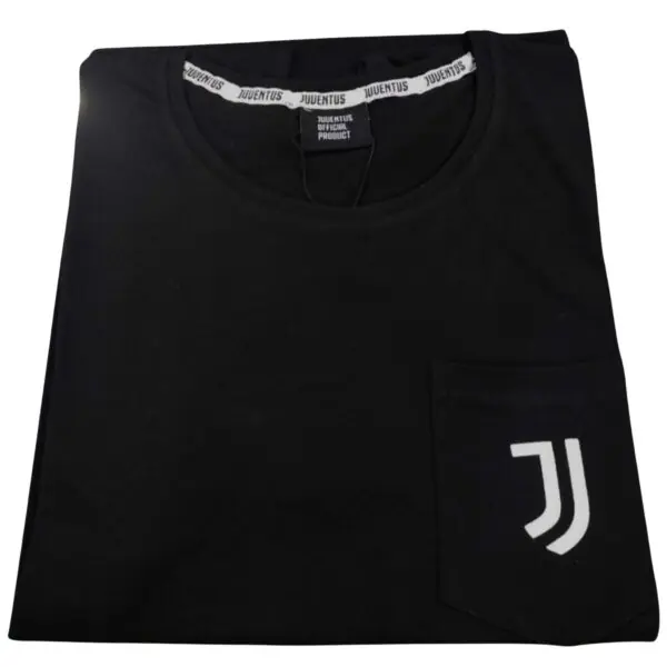 Juventus T-shirt in Cotone Nero