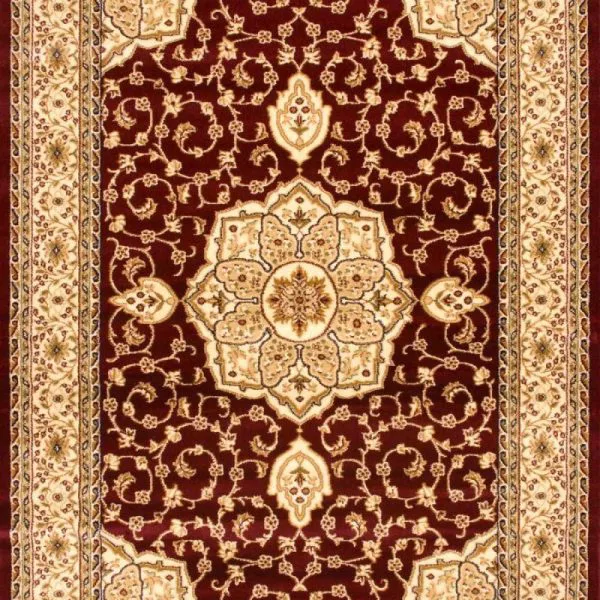 Lalee Tappeto o Passatoia arredo Classico salotto Star 310 Ivory Red