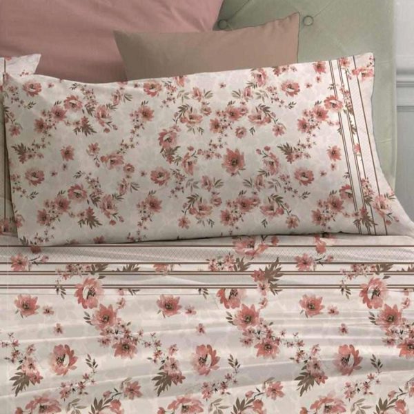 Laura Biagiotti Completo Letto Lenzuola Matrimoniale Puro Cotone, due piazze, Lenzuolo Sopra, Sotto con angoli Maxi con 2 Federe
