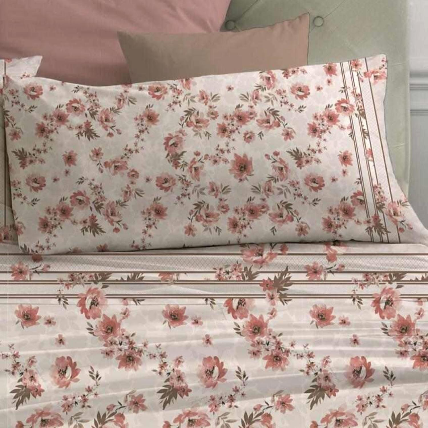 Laura Biagiotti Completo Letto Lenzuola Matrimoniale Puro Cotone, due piazze, Lenzuolo Sopra, Sotto con angoli Maxi con 2 Federe