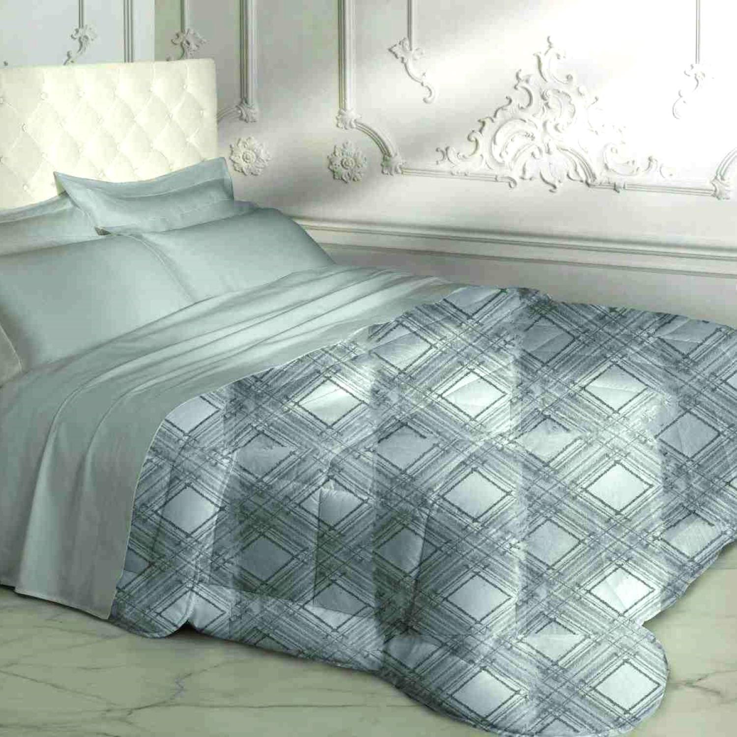 Laura Biagiotti Trapunta Matrimoniale Invernale Molto Calda Jacquard, Piumone Letto 260x270 cm