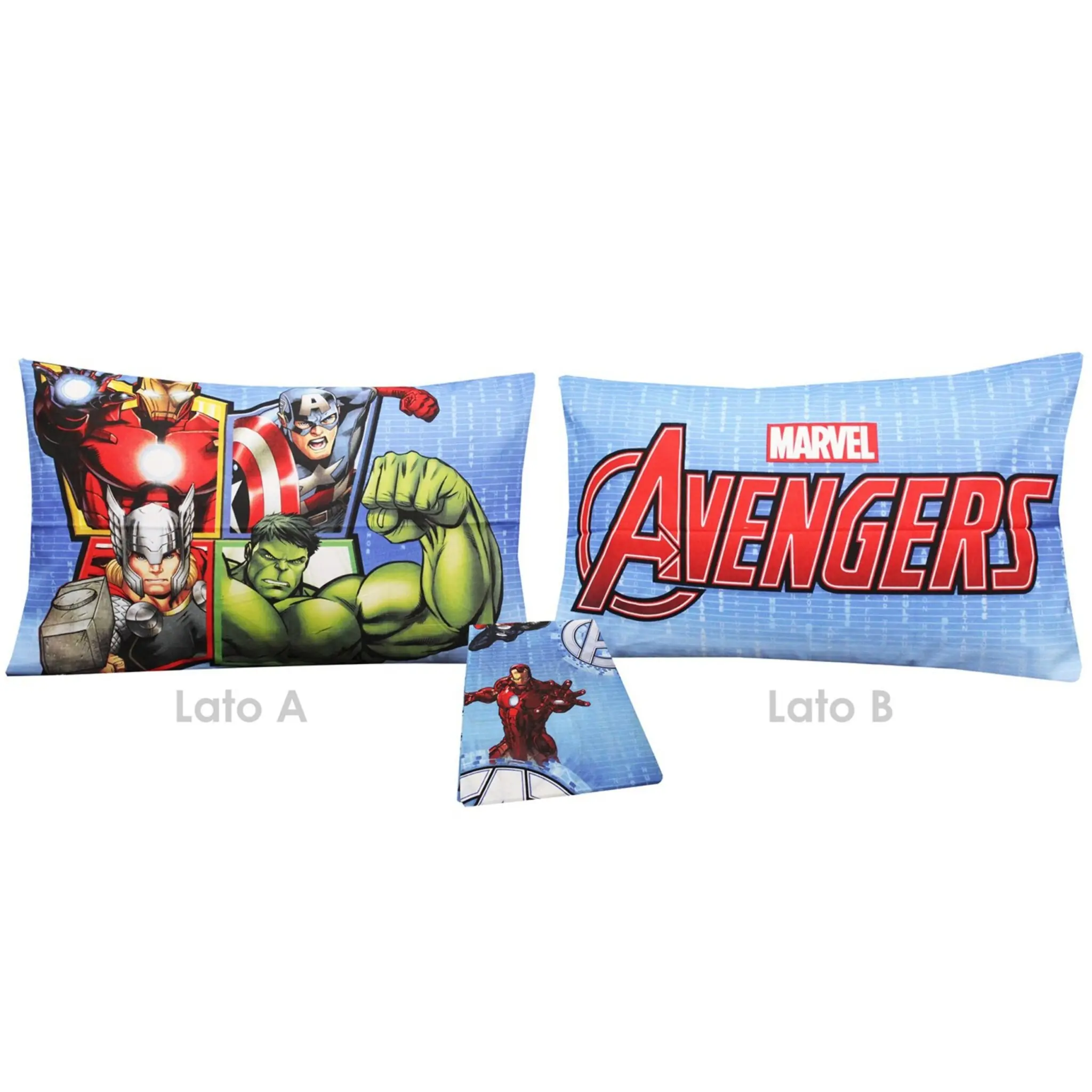 Marvel Parure Copripiumino Singolo Avengers in Cotone R476
