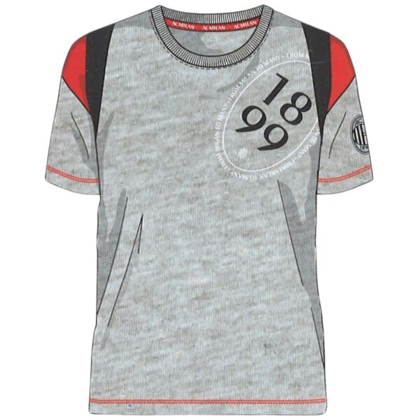 Milan T-shirt in Cotone Grigio