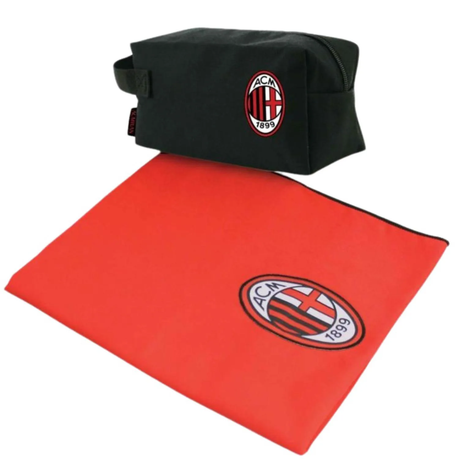 Milan Telo sport Ufficiale in microfibra 50x100 cm + astuccio beauty
