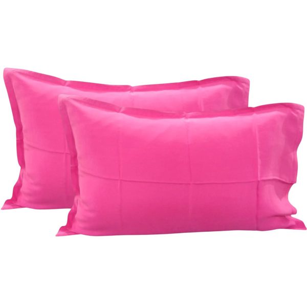 Mirabello - Set 2 Federe in Cupro effetto Seta - 50x80 cm